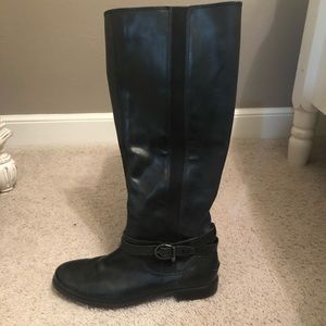 Women’s Sperry Black leather boots size 8.5